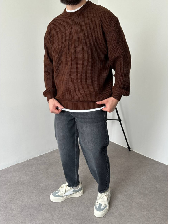 Вʼязаний oversize светр