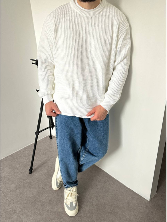 Вʼязаний oversize светр