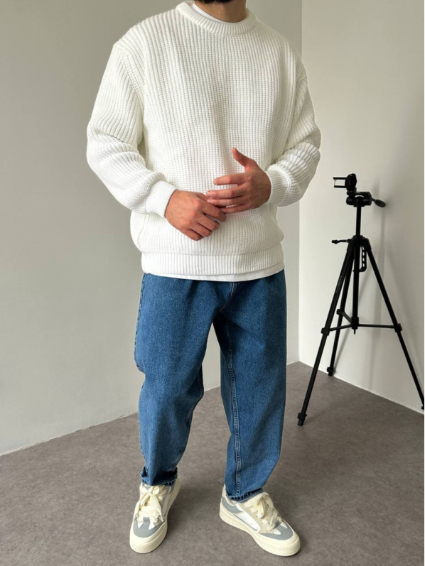 Вʼязаний oversize светр Вʼязаний oversize светр