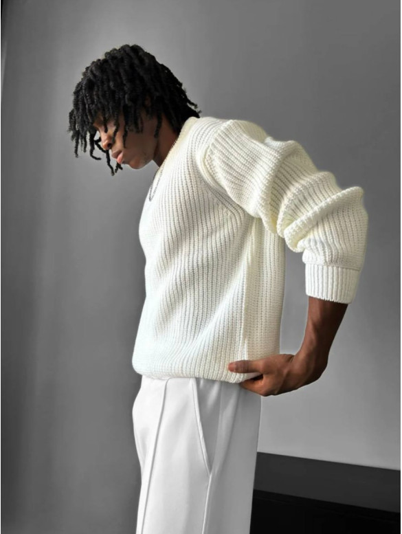 Вʼязаний oversize светр
