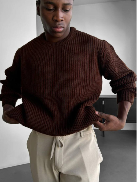 Вʼязаний oversize светр