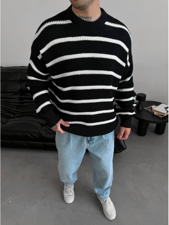 Oversize светр цупкої в'язки