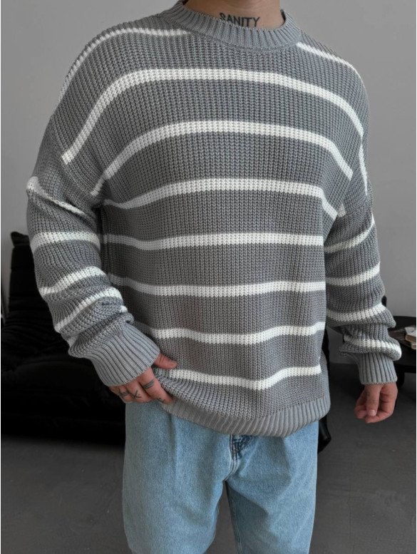 Oversize светр цупкої в'язки