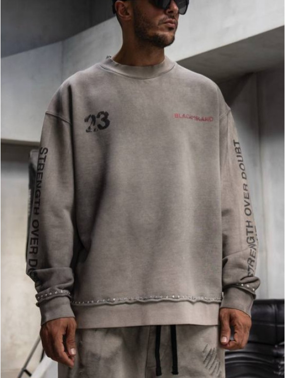 Oversize світшот з принтом