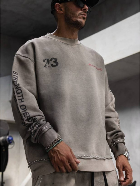 Oversize світшот з принтом