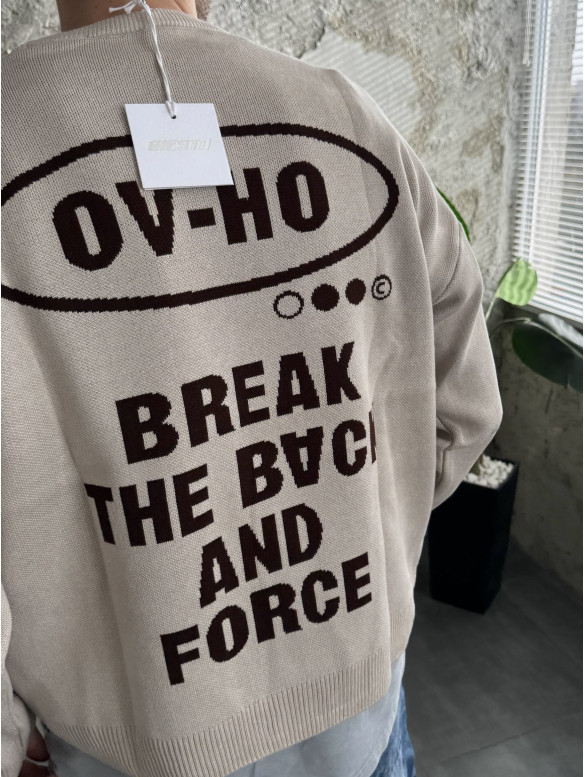 Oversize світшот з надписом