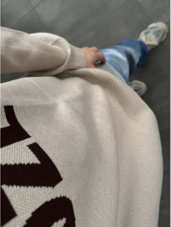 Oversize світшот з надписом