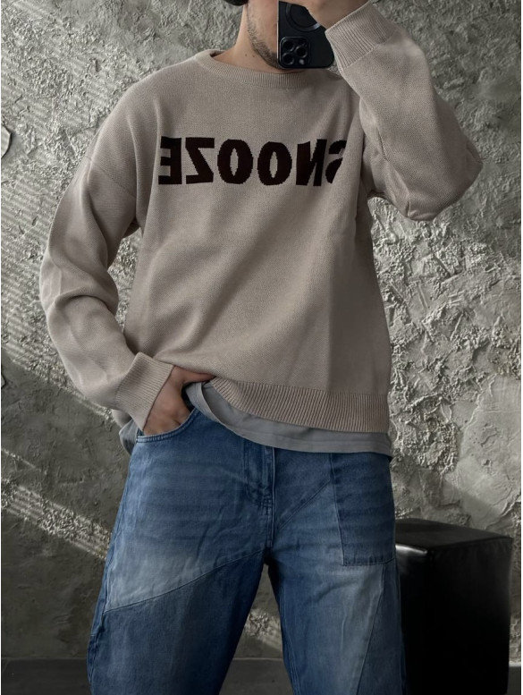 Oversize світшот з надписом