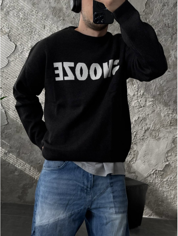 Oversize світшот з надписом