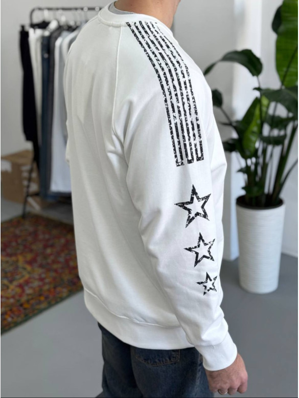 Oversize світшот з принтом