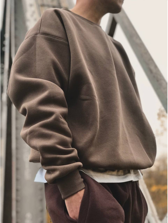 Oversize світшот на флісі
