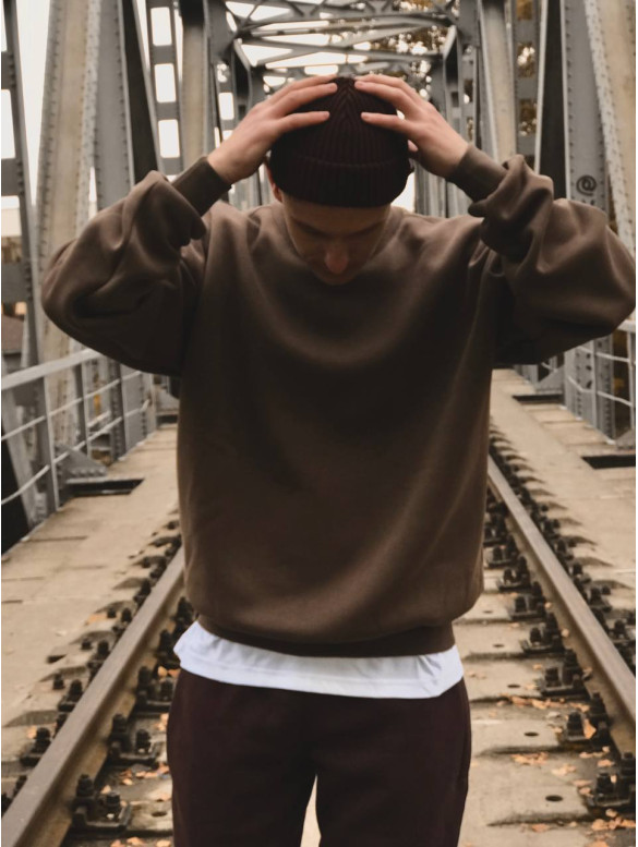 Oversize світшот на флісі