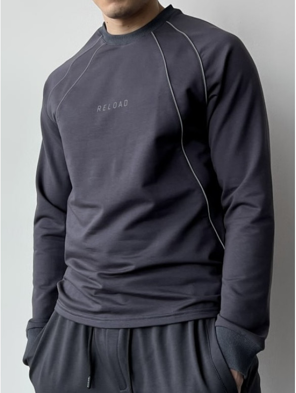 Світшот з акцентними смужками