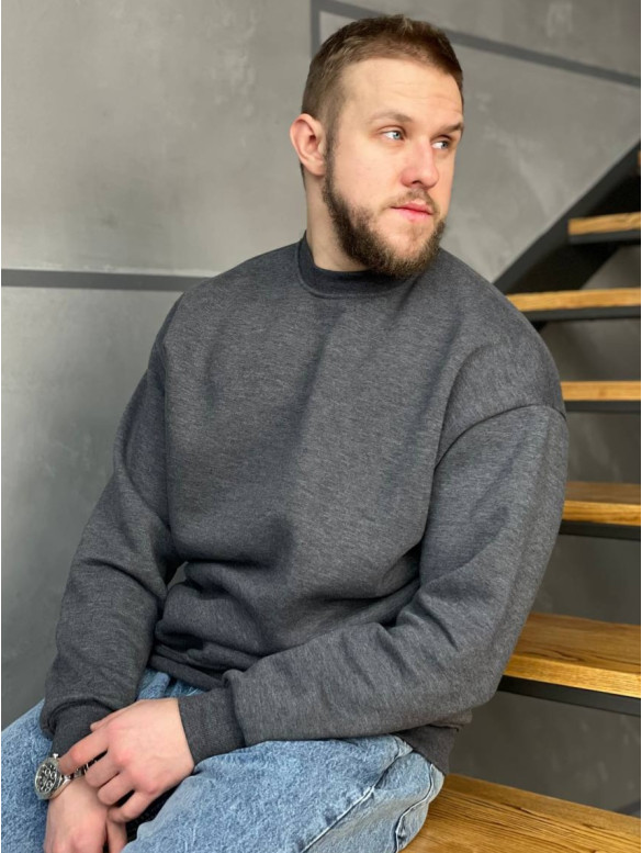 Oversize світшот на флісі