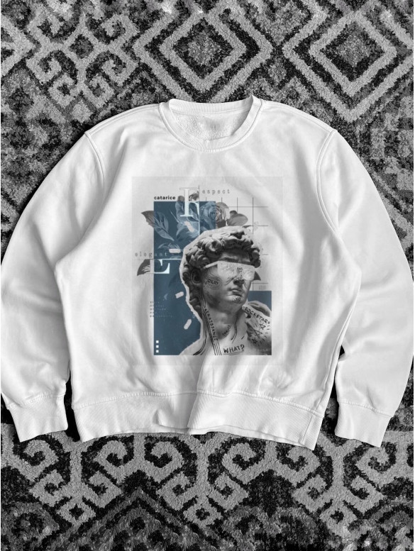 Oversize лонгслів з принтом
