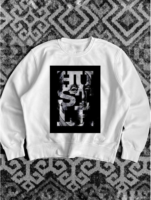 Oversize лонгслів з принтом
