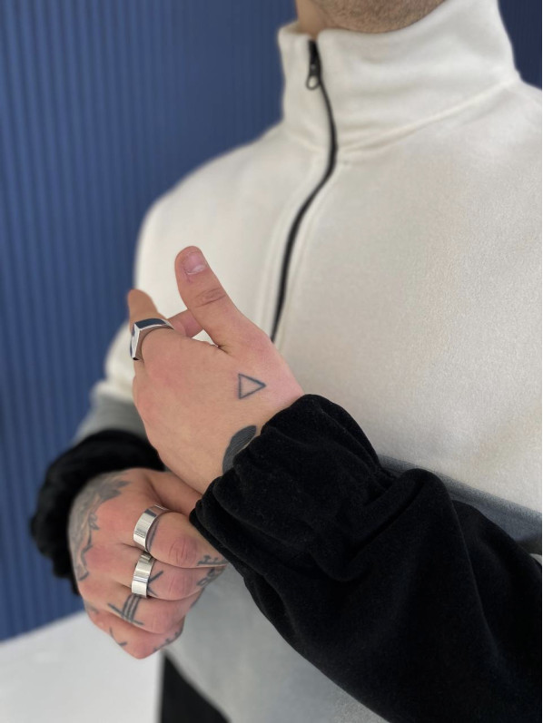 Плюшева oversize кофта із блискавкою