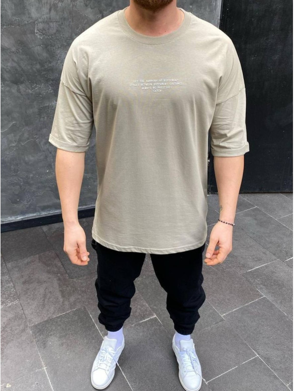 Oversize футболка з надписом