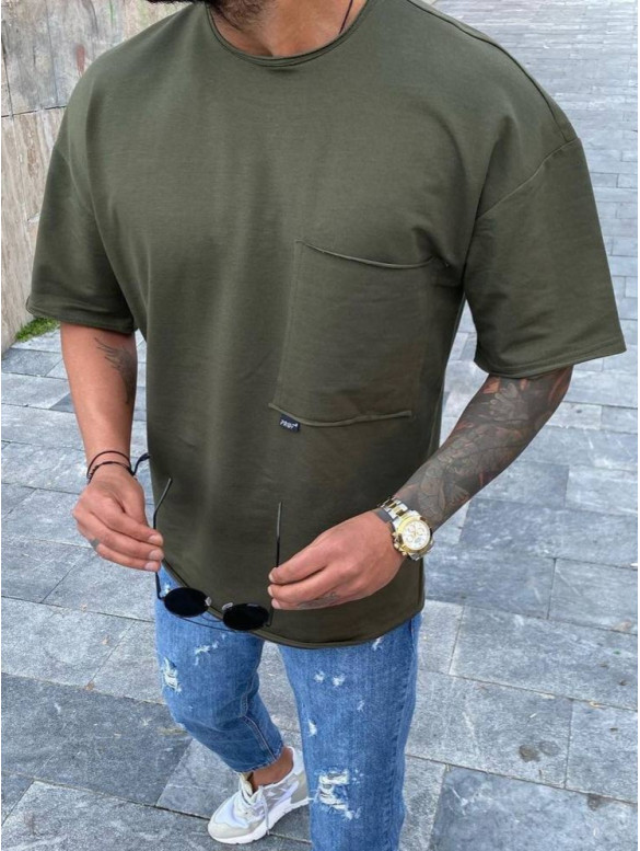Oversize футболка з кишенею