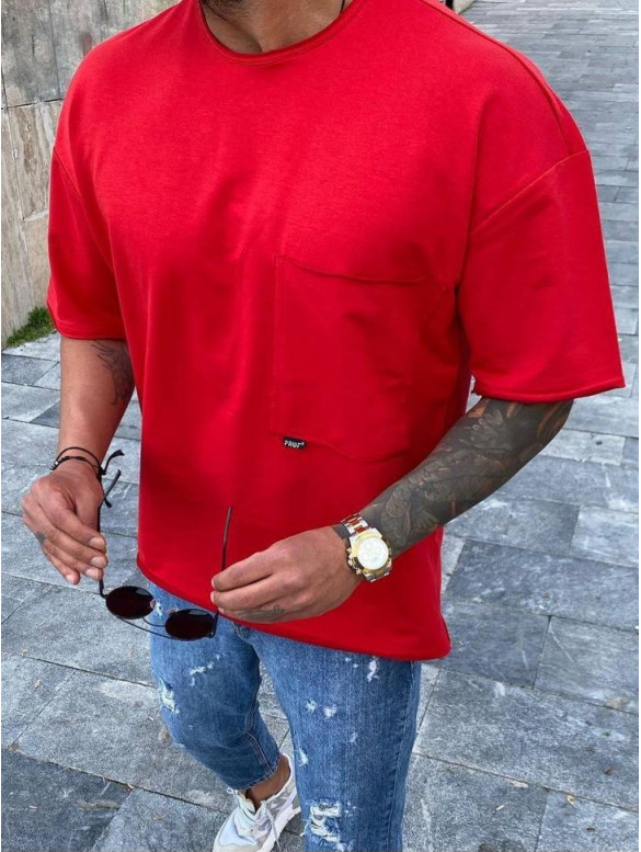 Oversize футболка з кишенею