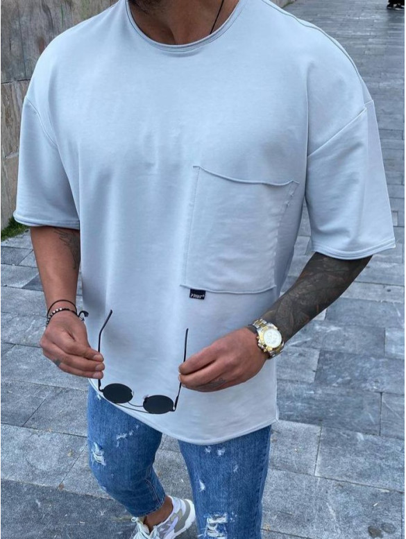 Oversize футболка з кишенею