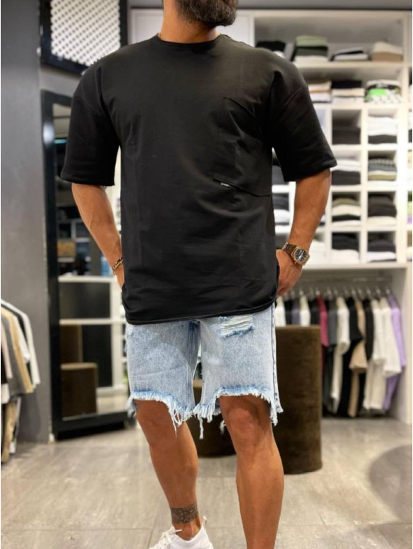 Oversize футболка з кишенею