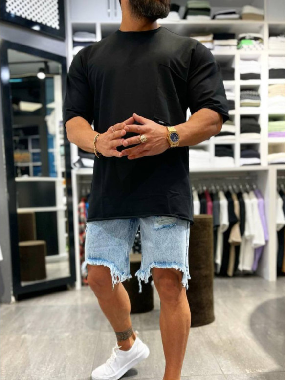 Oversize футболка з кишенею