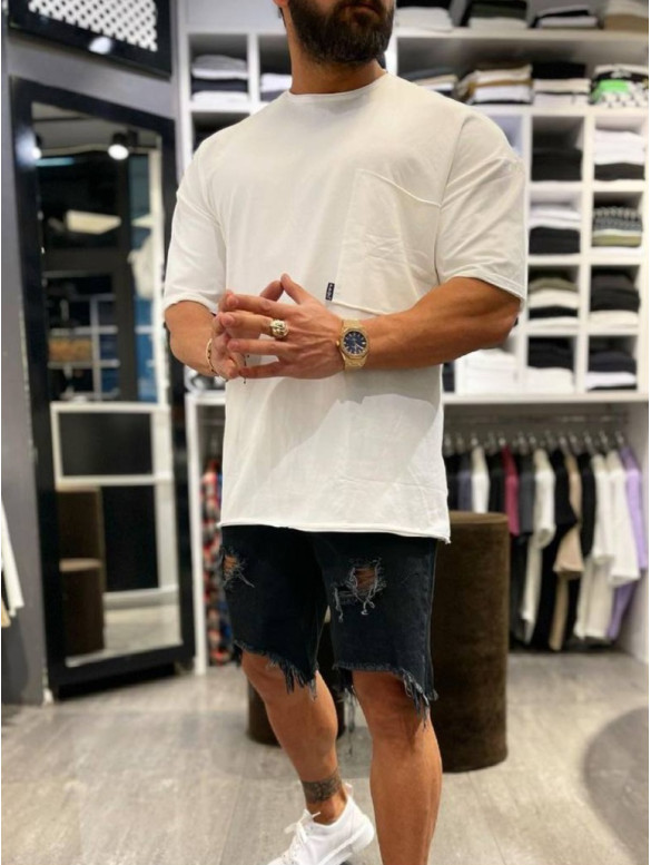 Oversize футболка з кишенею