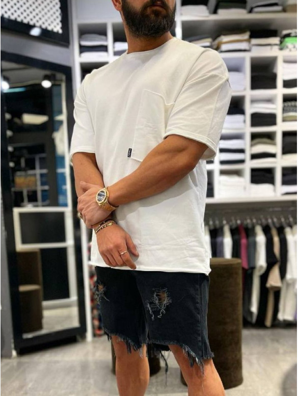 Oversize футболка з кишенею