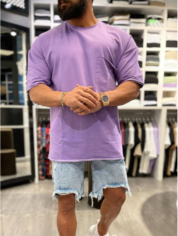 Oversize футболка з кишенею
