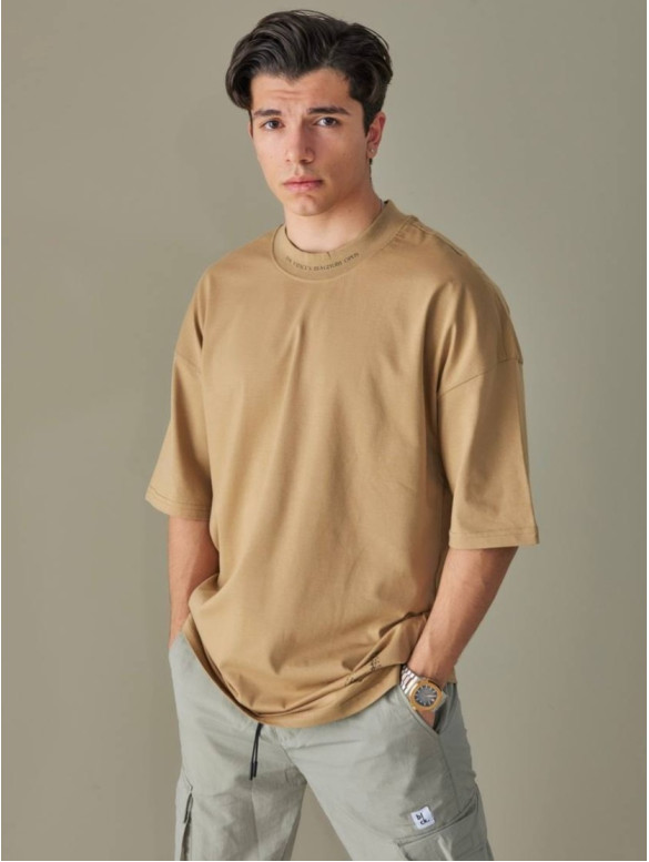 Oversize футболка з принтом