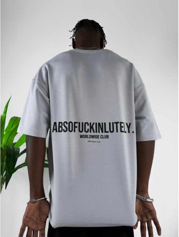 Oversize футболка з принтом