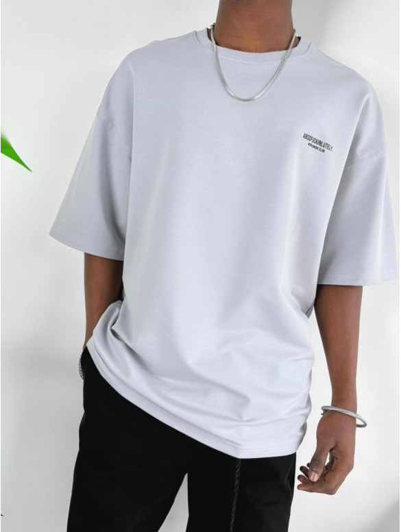 Oversize футболка з принтом