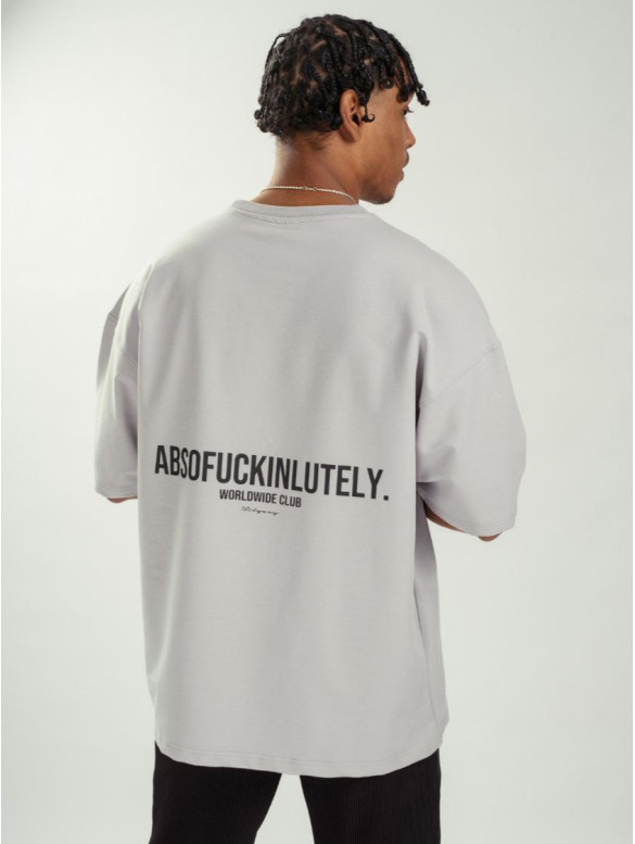 Oversize футболка з принтом