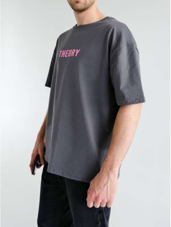 Oversize футболка з принтом