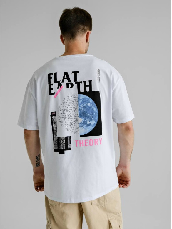 Oversize футболка з принтом