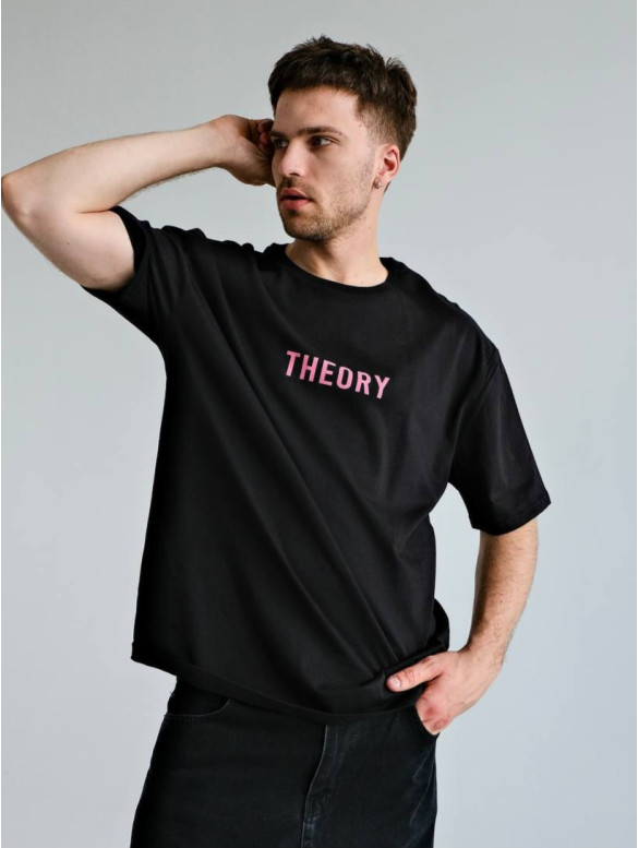 Oversize футболка з принтом