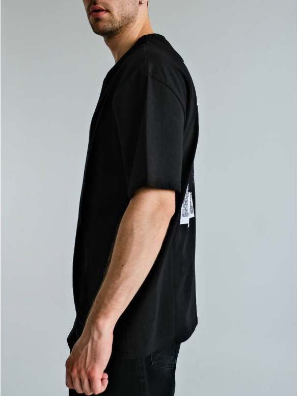 Oversize футболка з принтом