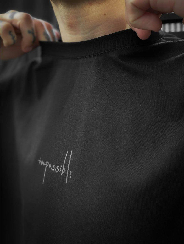 Oversize футболка з принтом