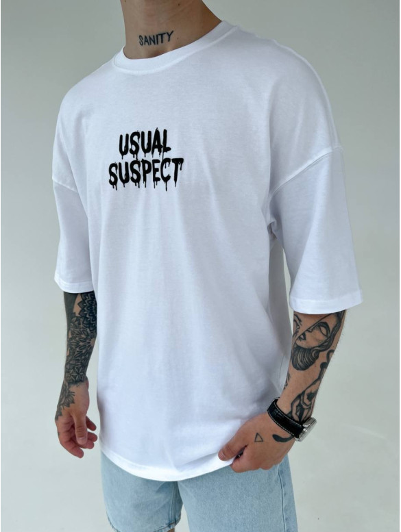 Oversize футболка з принтом