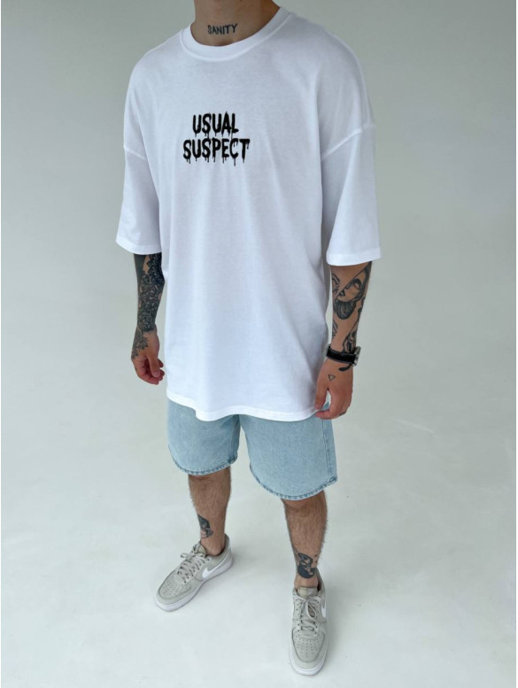 Oversize футболка з принтом
