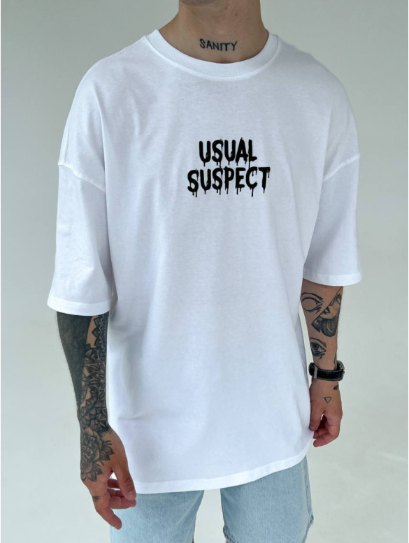 Oversize футболка з принтом
