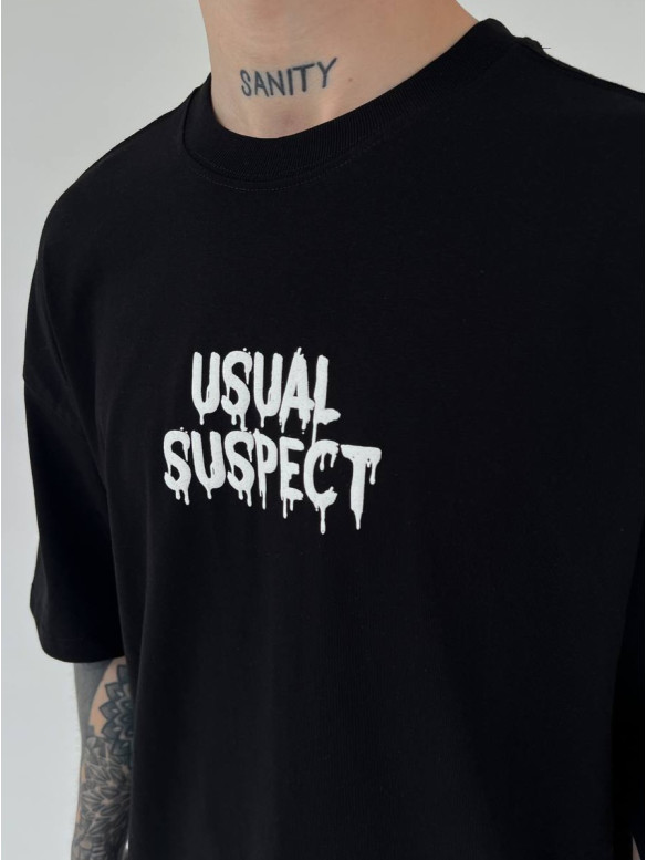 Oversize футболка з принтом