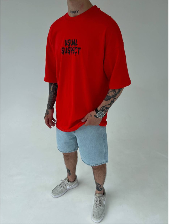 Oversize футболка з принтом