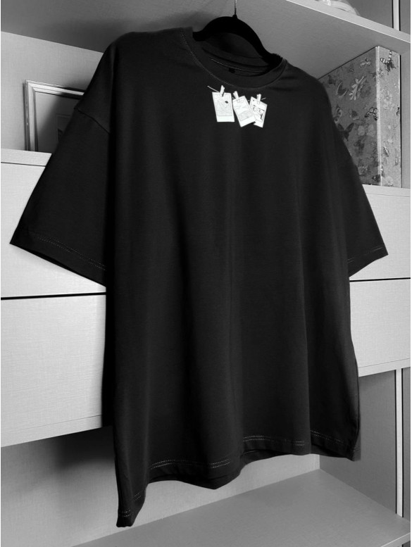 Oversize футболка з принтом