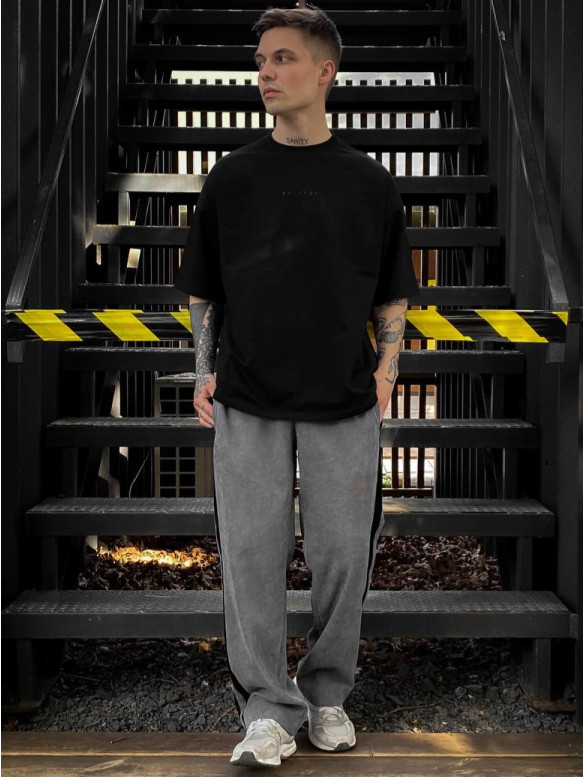 Oversize футболка з принтом