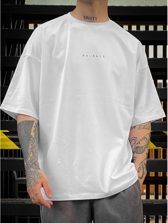 Oversize футболка з принтом