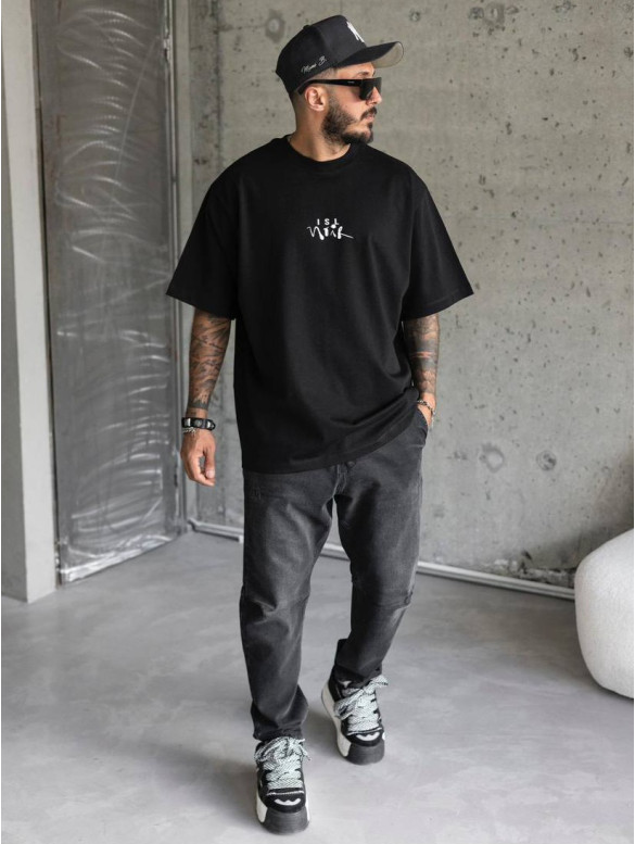 Oversize футболка з принтом
