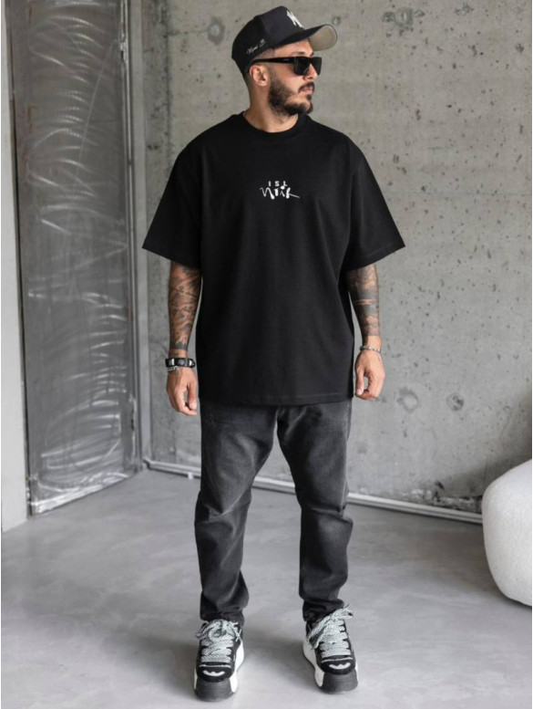 Oversize футболка з принтом