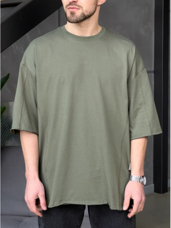 Щільна oversize футболка
